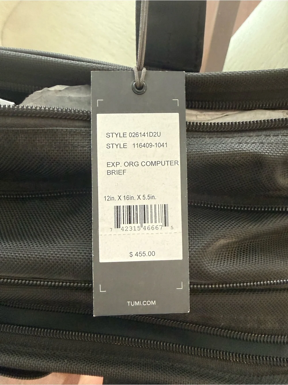 Tumi Alpha expandable travel bag- Travel & Work Bag with laptop case